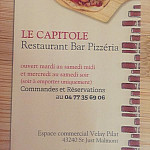 Le Capitole menu