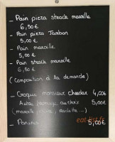 Miam Frites menu