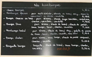 Miam Frites menu