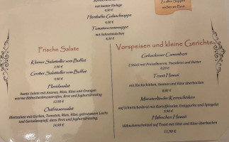 Gasthaus Osthues-Brandhove menu