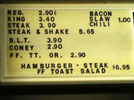 El Reno Onion Burgers menu