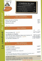 La Cantine Du Pêcheur menu