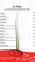 Trattoria Da Francesco menu