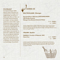 Restaurant Hammermühle menu