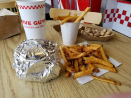 Five Guys Burgers Fries food