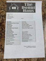 Donut Haus Bakery-custom Cakes menu