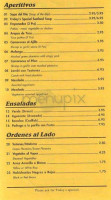 Café Con Leche menu