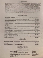 Elderland Co Op menu