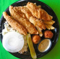 Swamp John's Famous Catfish food