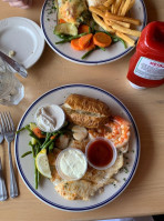 The Shrimp Box Outside The Box Patio food