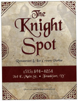 The Knight Spot Restauran menu