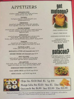 La Casa Latina menu