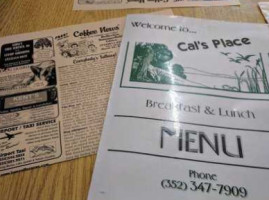 Cals Place menu