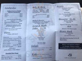 Cd's Bbq Catering menu