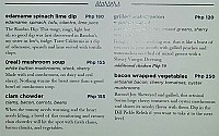 Spoon Eat + Drink menu