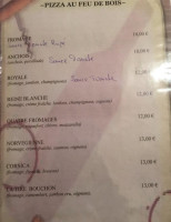 Le Tire Bouchon menu