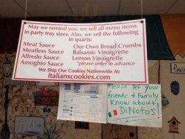 Dinoto's Genuine Italian Carryout food