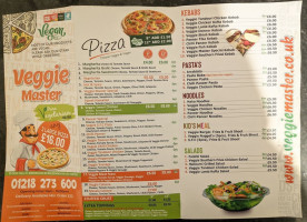 Veggie Master menu