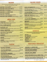 Taqueria La Michoacana menu