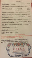 Vladislava's Czech Bakery Cafe menu