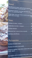 Casa Tiglio menu