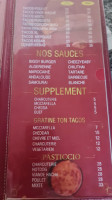 Tacos Fast Food menu