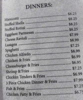 Earl's Home Town Pizzeria menu