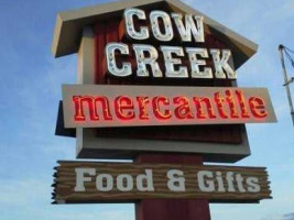 Cow Creek Mercantile/cafe menu