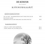 De Schuur Pop-up menu