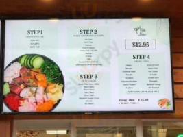 Poke Pekoe menu