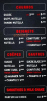 Le Copacabana menu