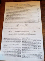 Ye Olde Trail Tavern menu