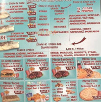 Kebab Saint-jean menu