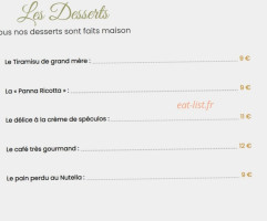 Le Mariole Marseille menu