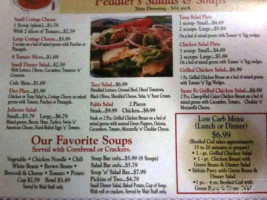 Peddler's Home Cooking menu