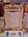 Chubby's Mexican menu