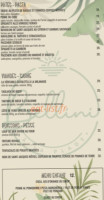 Bellini Plage menu