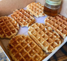 Cast Iron Waffles food