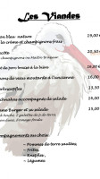 La Flamme menu