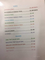 Ida's Lunchbox menu