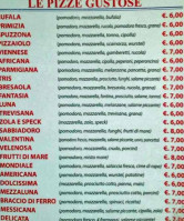 Il Fontanile menu