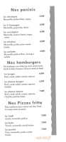 Wooden Pizza menu