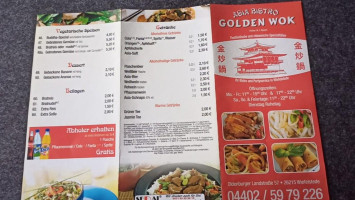 Asia Golden Wok menu