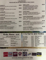 Los Cocos menu