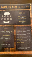 Soulfood menu