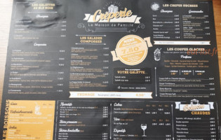 La Maison De Famille menu