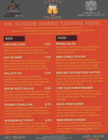 Catawba Island Brewing Company menu