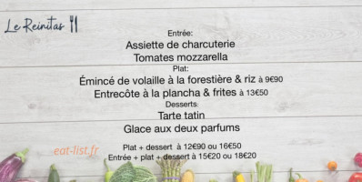 Le Reinitas menu