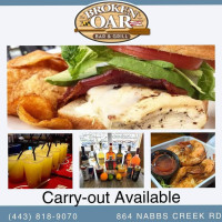 Broken Oar Grill food