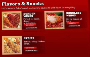 KFC/Long John Silver's menu